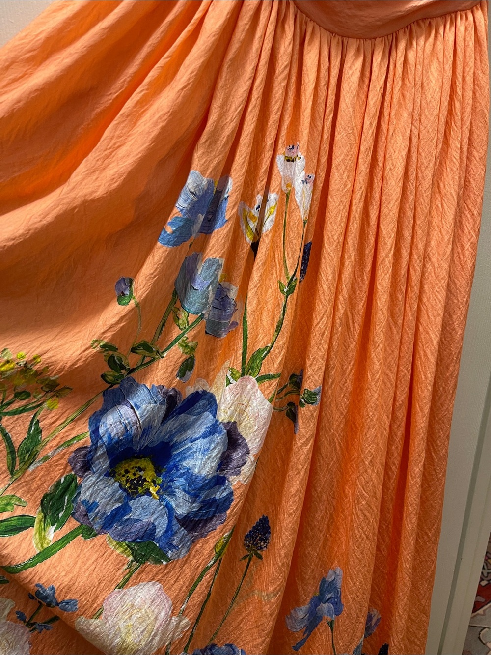 The Lorelei Ruched-Bodice Midi Dress from Anthropologie - Picture 8 of 8